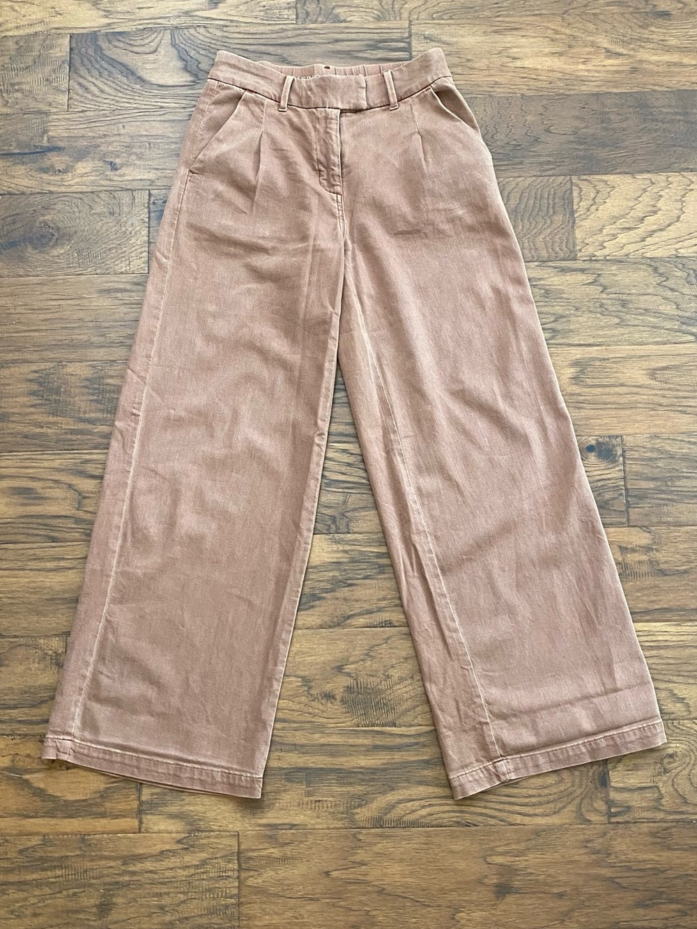 American Eagle Outfitters Wide Leg Trousers in Brown
